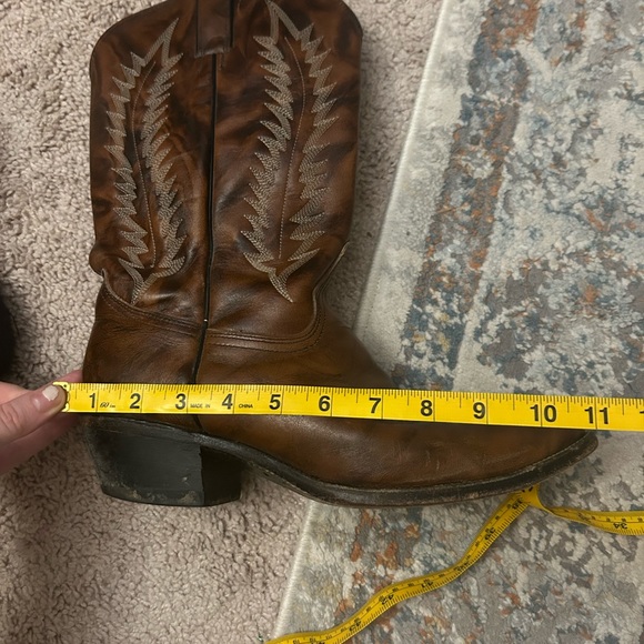Leather cowboy boots - Picture 4 of 13